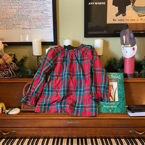 Crew Cut Plaid long sleeve dress shirt